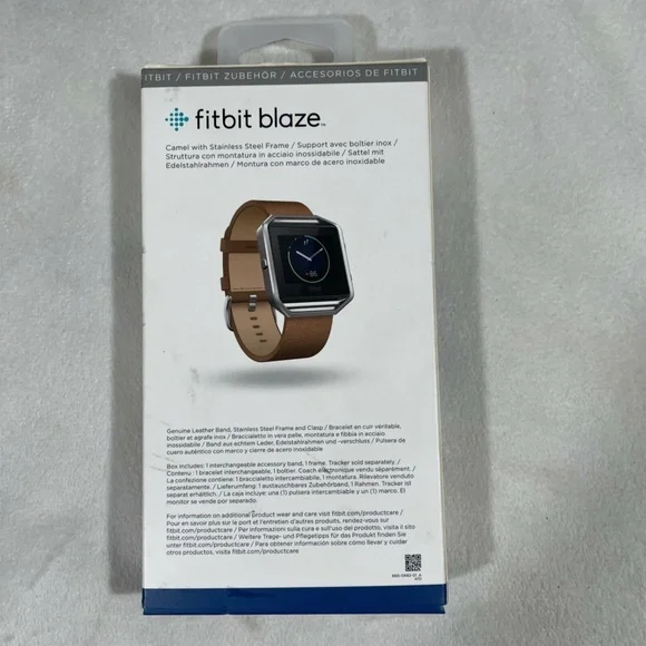 NIB $100 FITBIT [ Size‎ Small ] Blaze Leather Smart BAND ONLY in Carmel